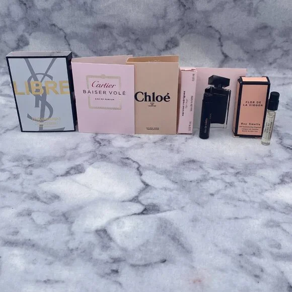 Lot of 5 Yves Saint Laurent,Cartier,Chloe,Narciso,BoySmells,Libre,Baiser-5pc-NEW - Picture 3 of 11